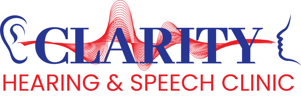 Logo of clarity hearing and speech clinic
